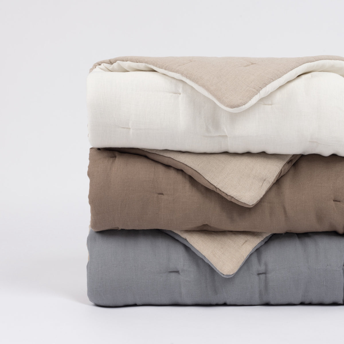 Cartwright Quilt, Neutral Grey/Natural