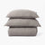 Catalina Linen Quilt, Grey Chambray