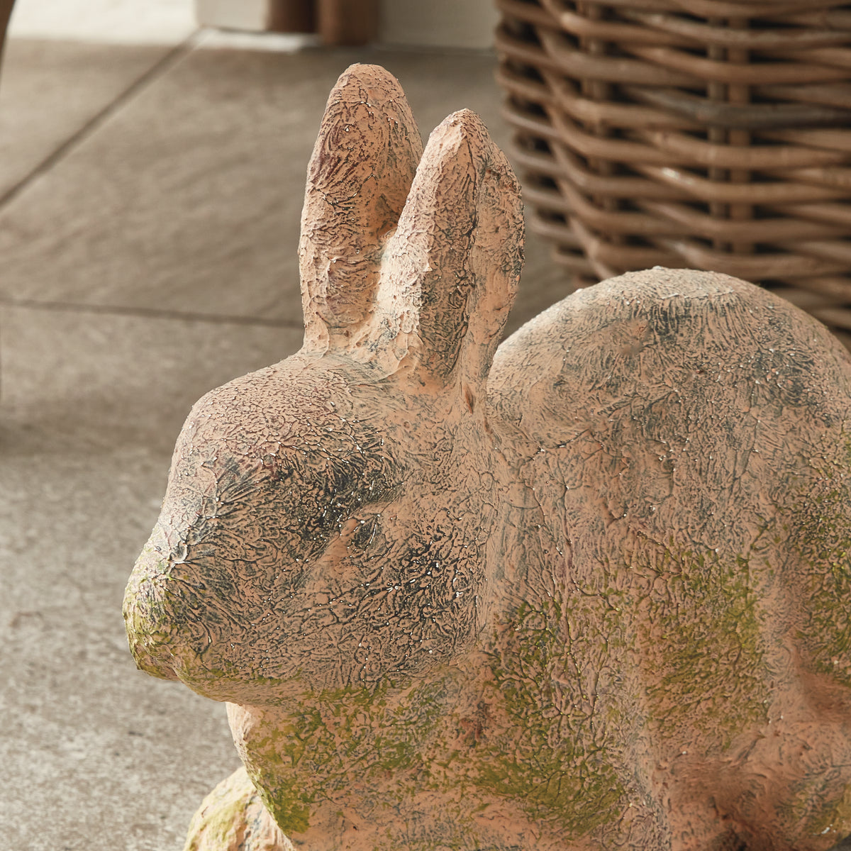 weathered Garden Rabbit