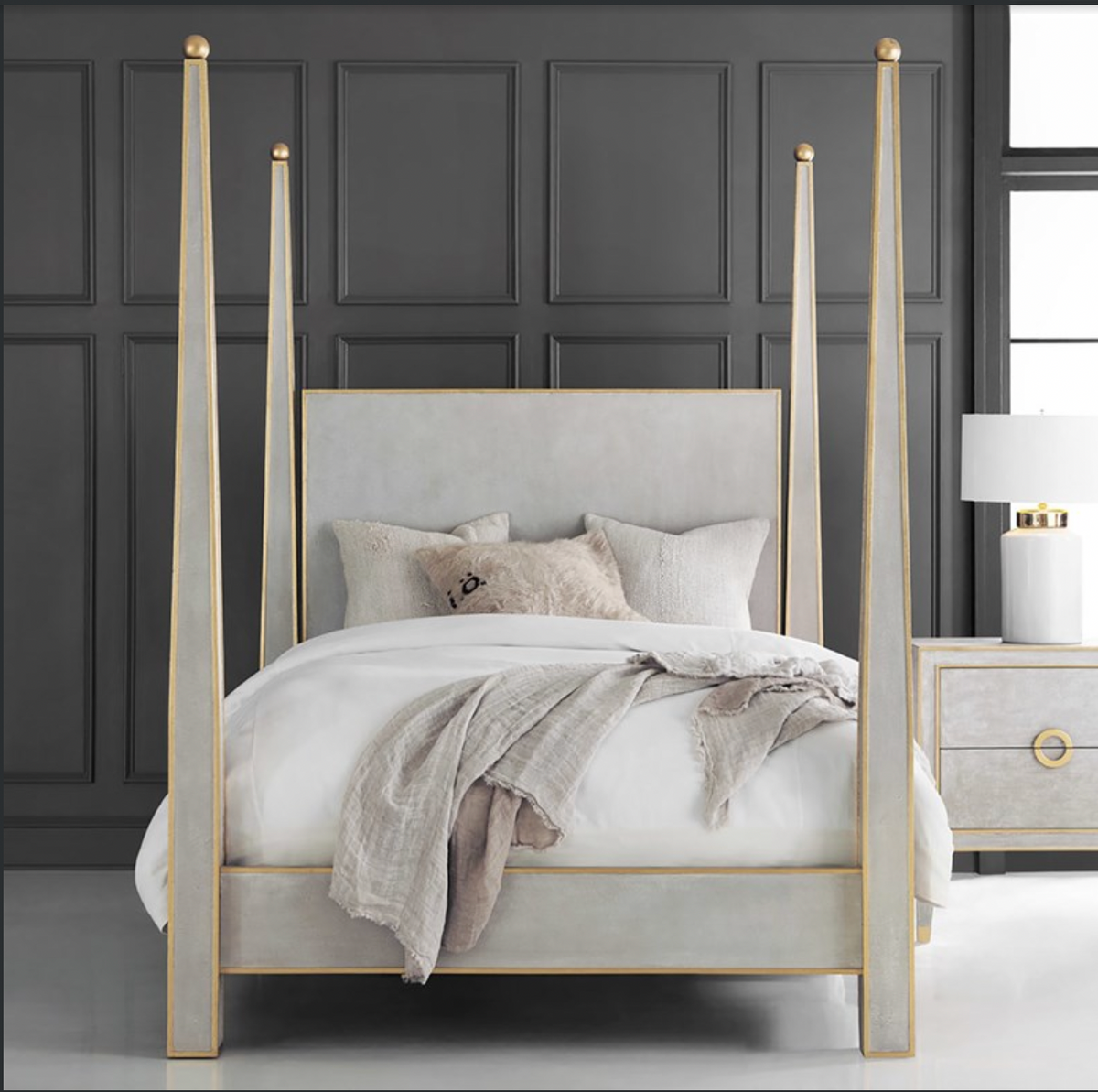 Gustavian Abstract Bed