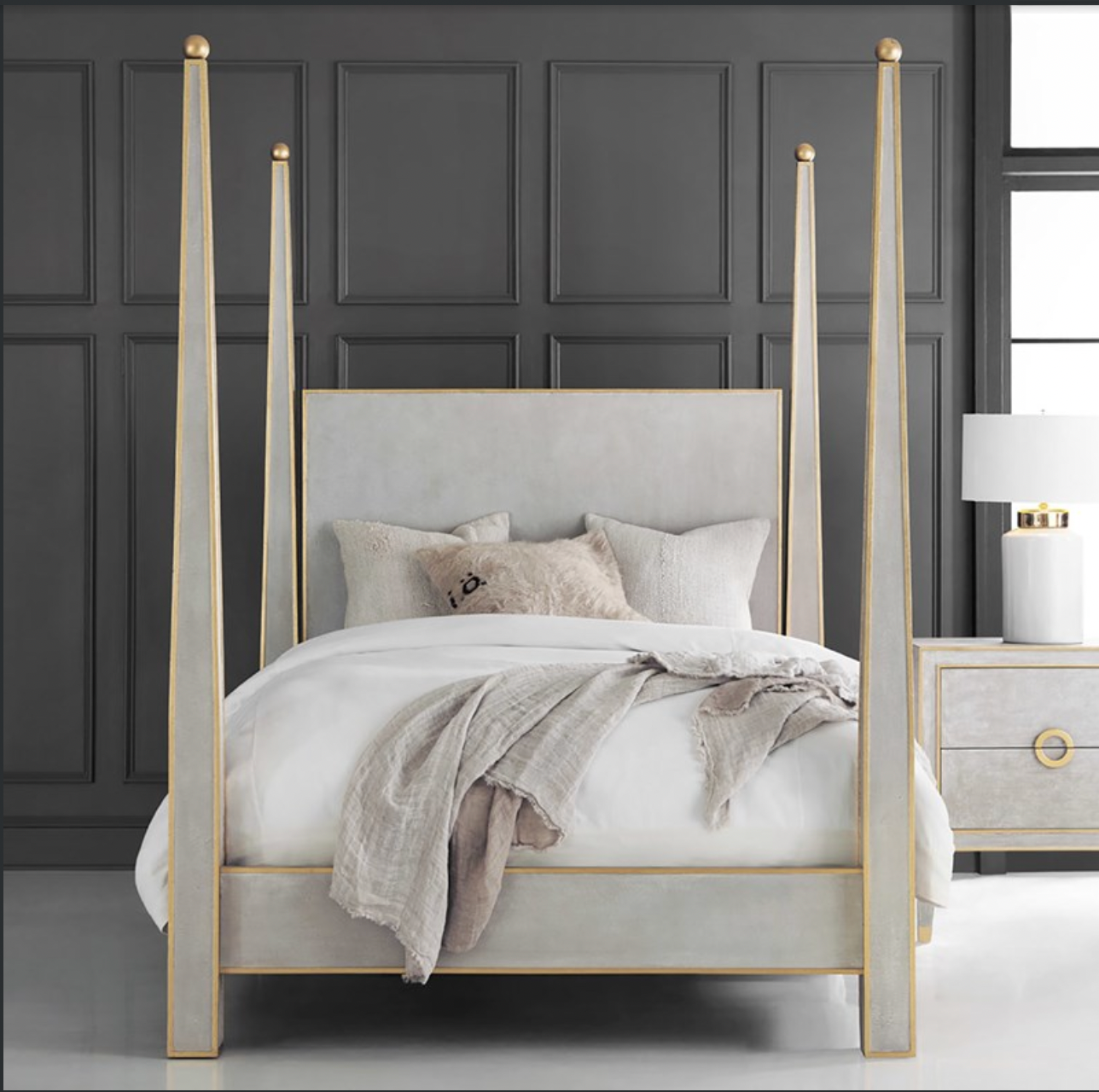Gustavian Abstract Bed