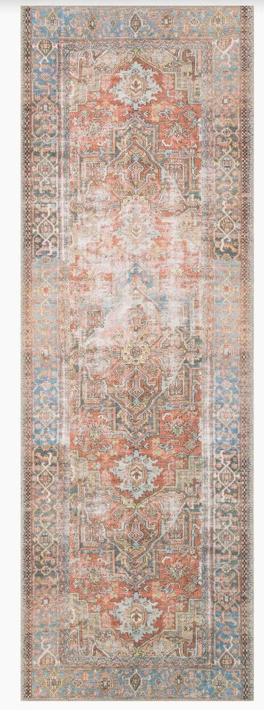 Loren 15  Terracotta / Sky