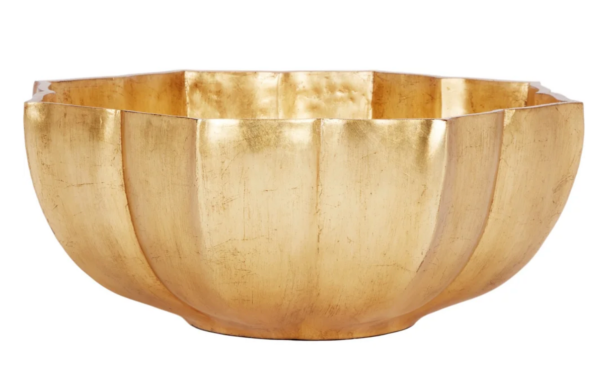 Breanne Gold Leaf Bowl