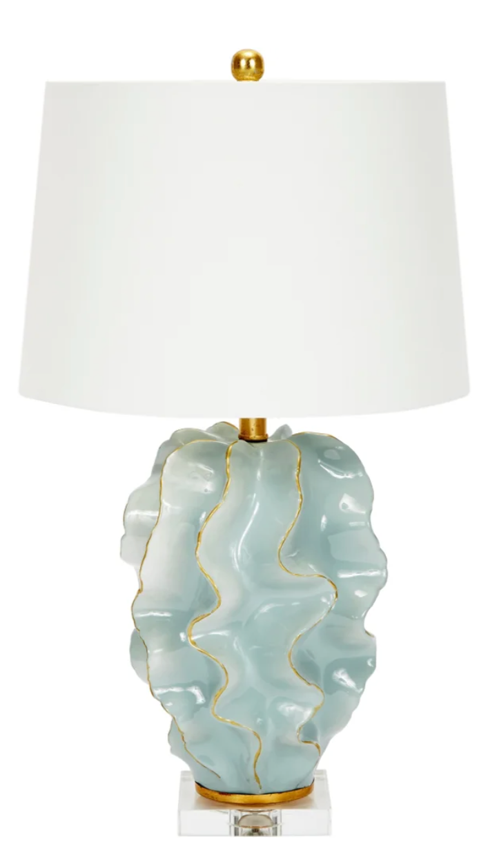 Hannah Blue Wave Lamp