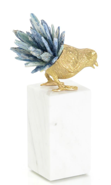 Brass Bird and Cyanite I