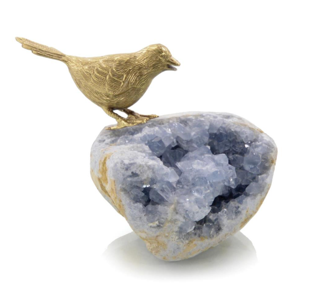 Bird on Celestite Rock I