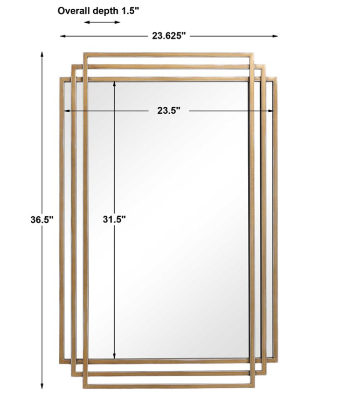 Amherst Mirror, Gold