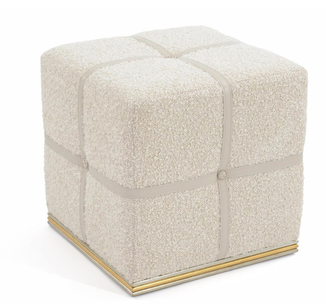 Steamer Trunk Ottoman