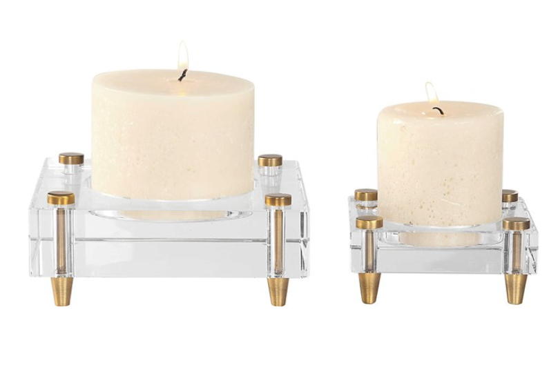 Claire Candle Holders - S/2