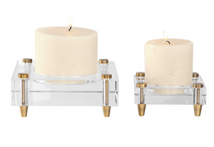 Claire Candle Holders - S/2