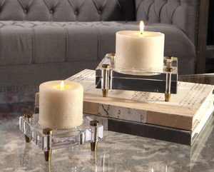 Claire Candle Holders - S/2