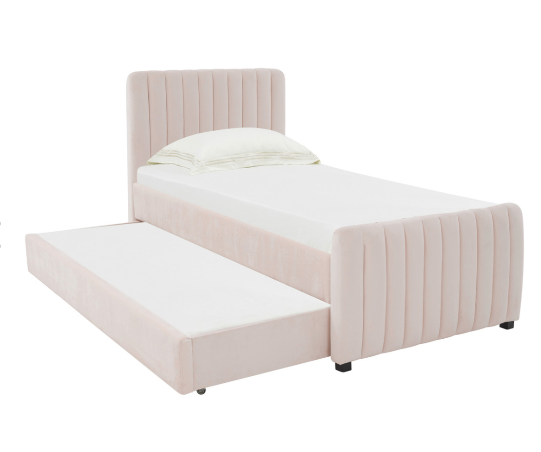Angela Blush Trundle Twin