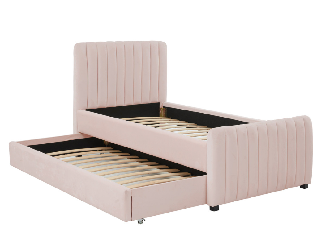 Angela Blush Trundle Twin