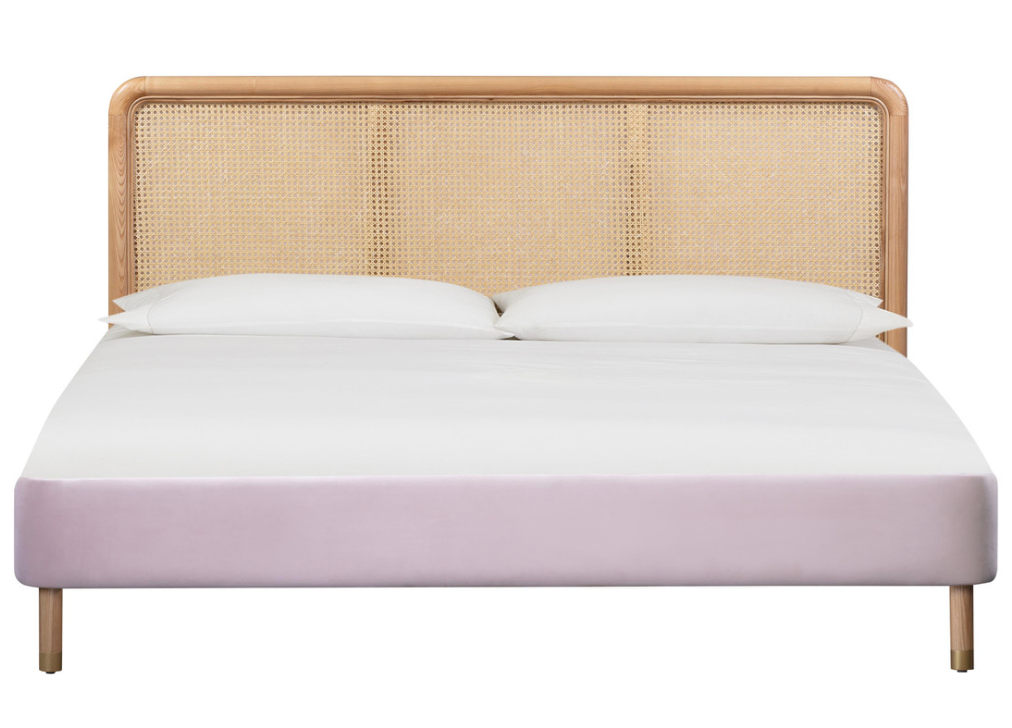 Kavali Cane and Blush Bed