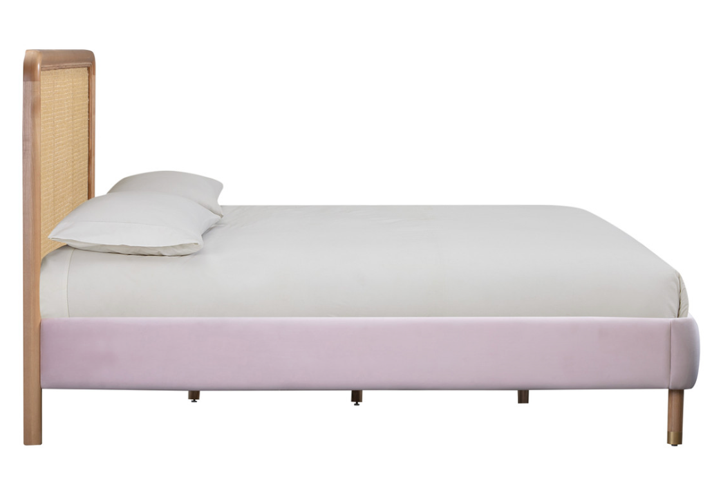 Kavali Cane and Blush Bed