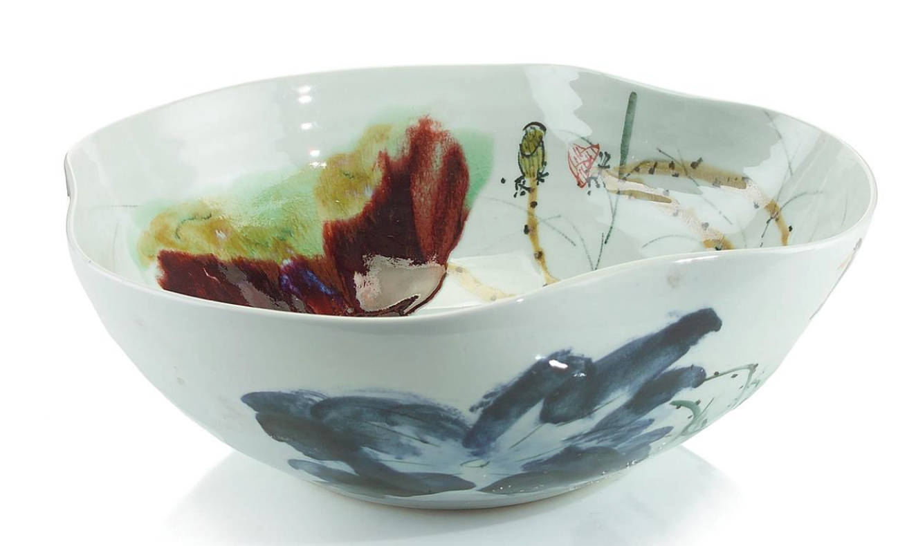 Porcelain Painted Bowl