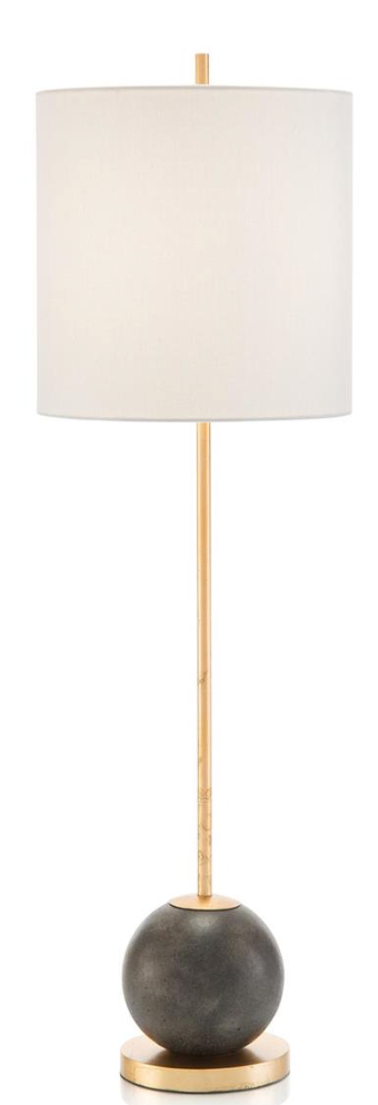 Concrete sphere buffet lamp