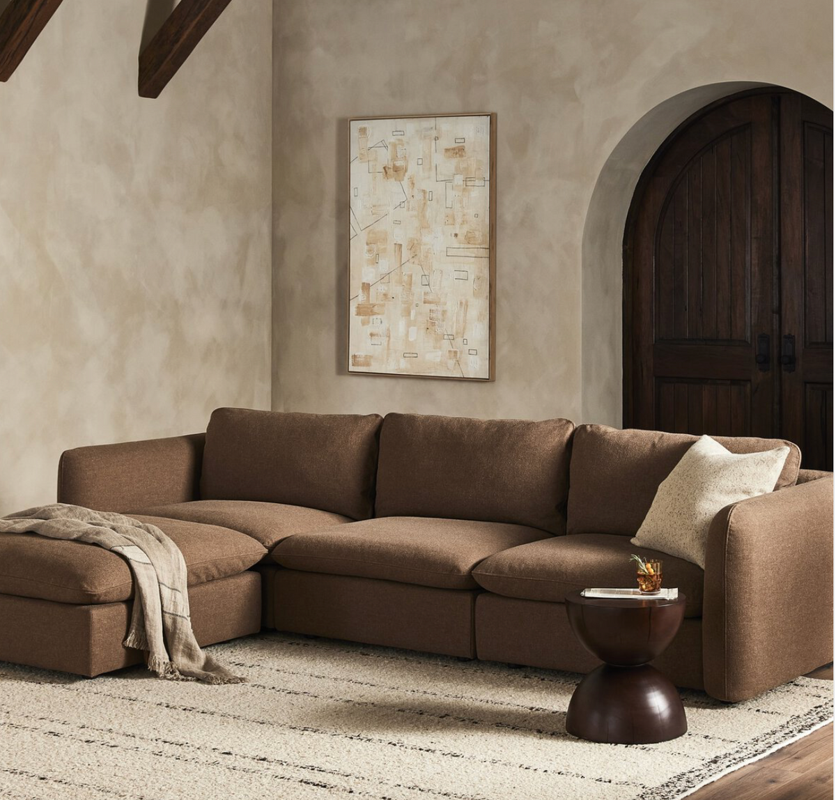 Ingel 3 Piece Sofa with Ottoman