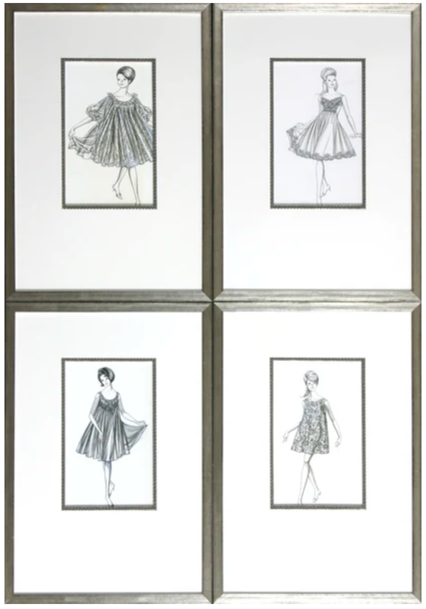 Vintage Fashion Plate S/4
