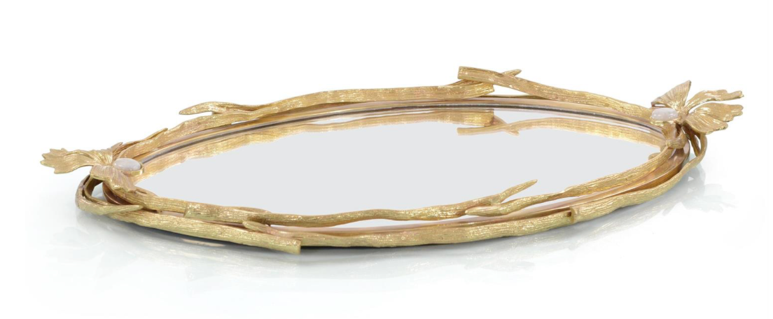 Fleur Stone Tray
