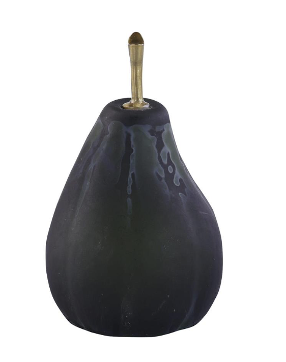 Glass Pear Sculpture, Small