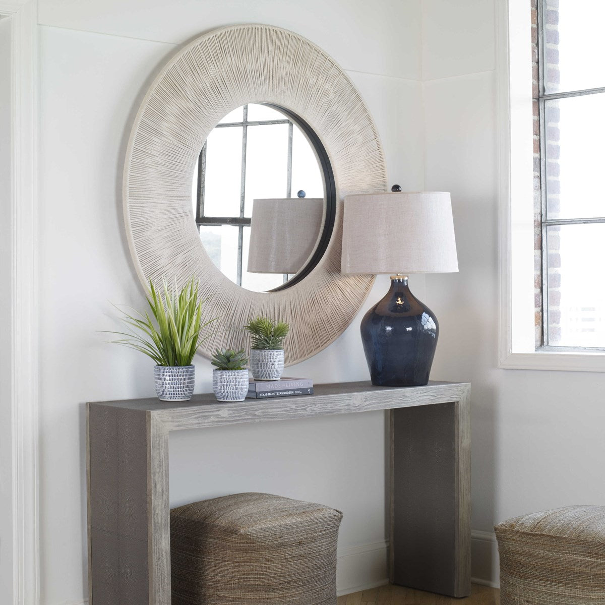 Sailor's Knot Round Mirror