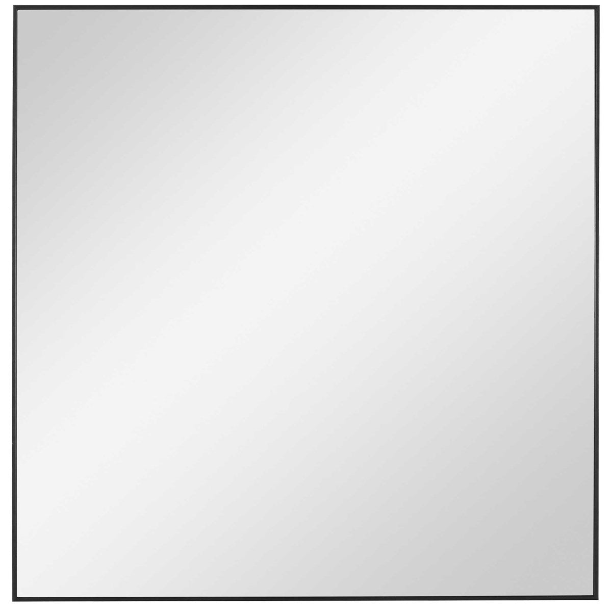 Alexo Square Mirror, Black