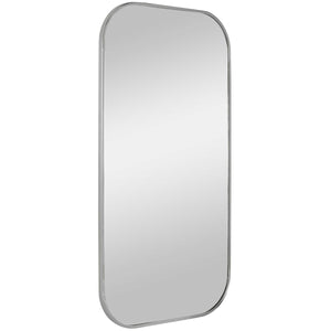 Taft Mirror, Polished Nickel