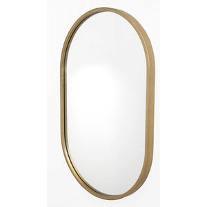 Varina Oval Mirror, Gold