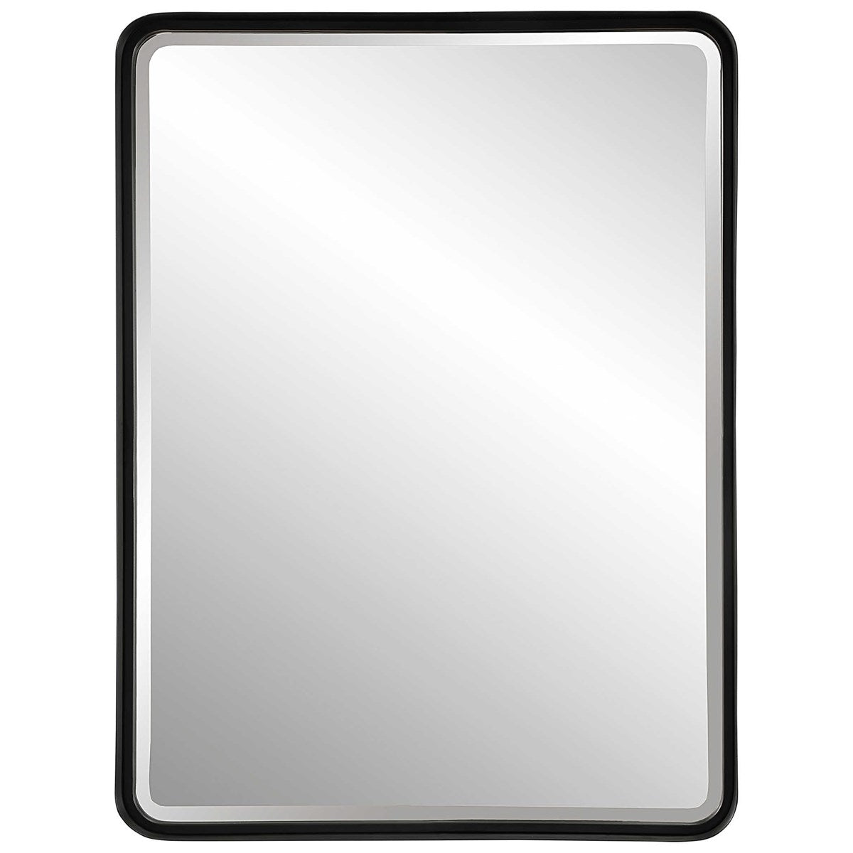 Crofton Large Mirror, Black