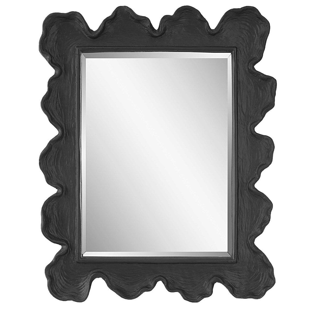 Sea Coral Mirror, Black
