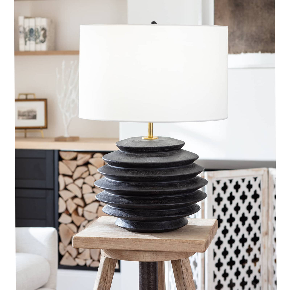 Accordion Table Lamp Round