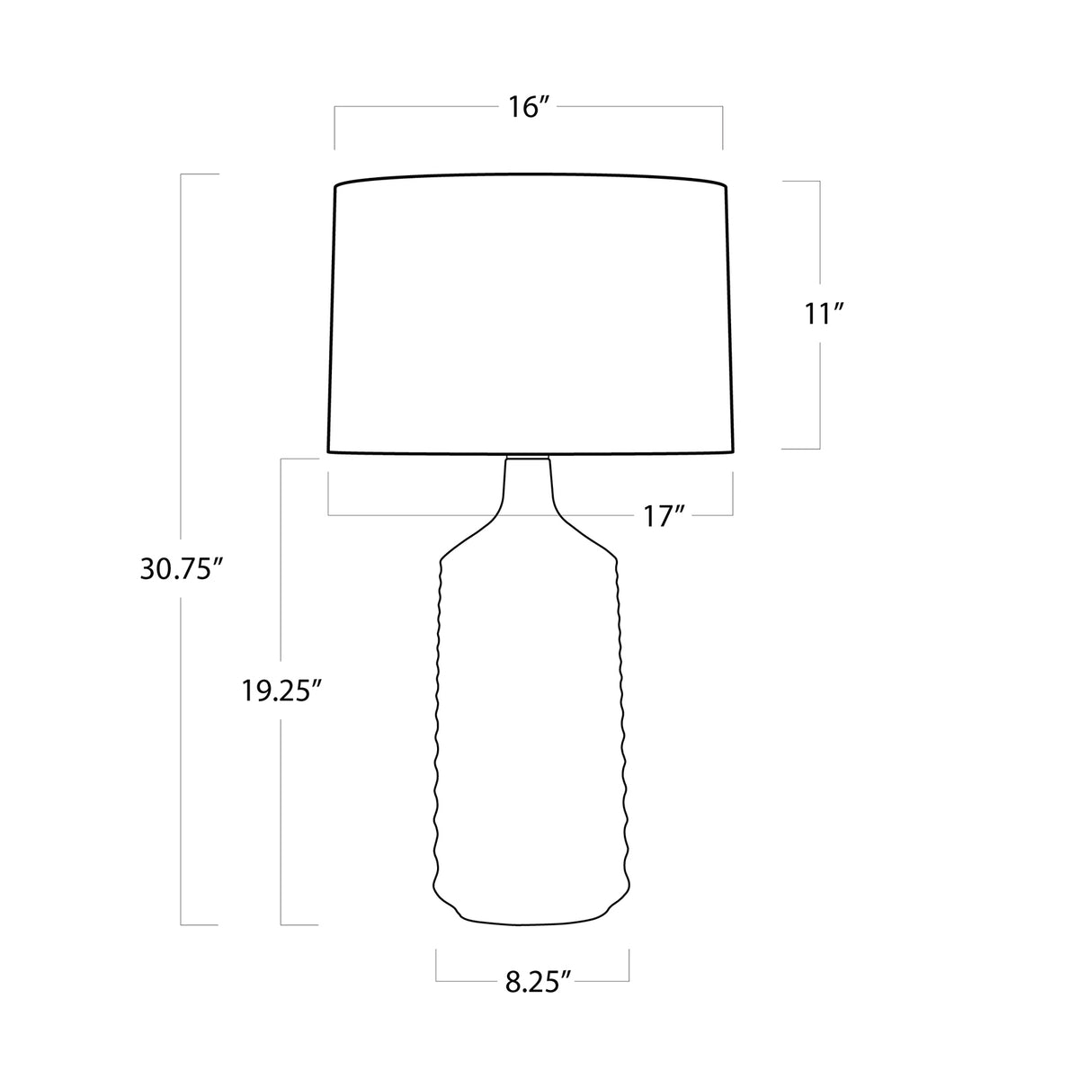 Temperance Ceramic Table Lamp
