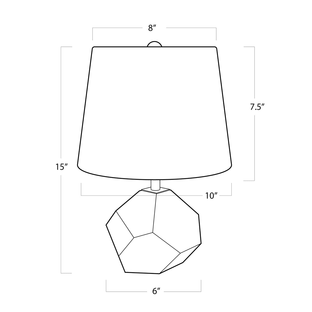 Celeste Crystal Table Lamp