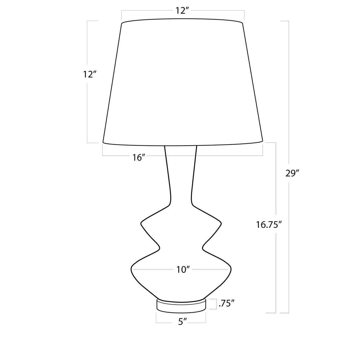Poe Metal Table lamp