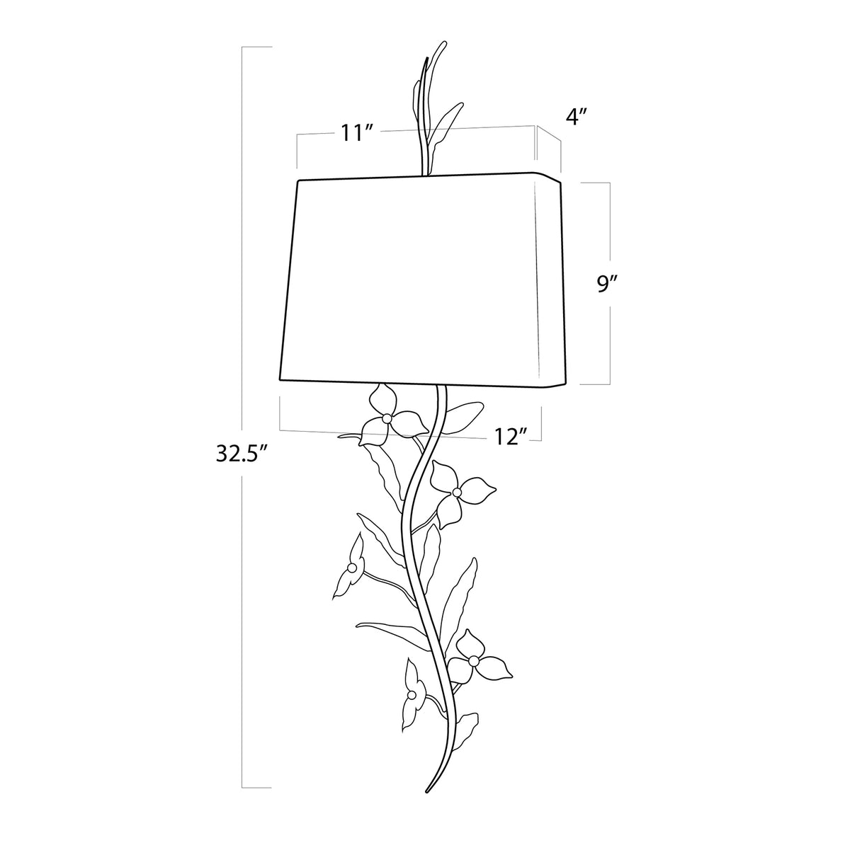 Trillium Shaded Sconce