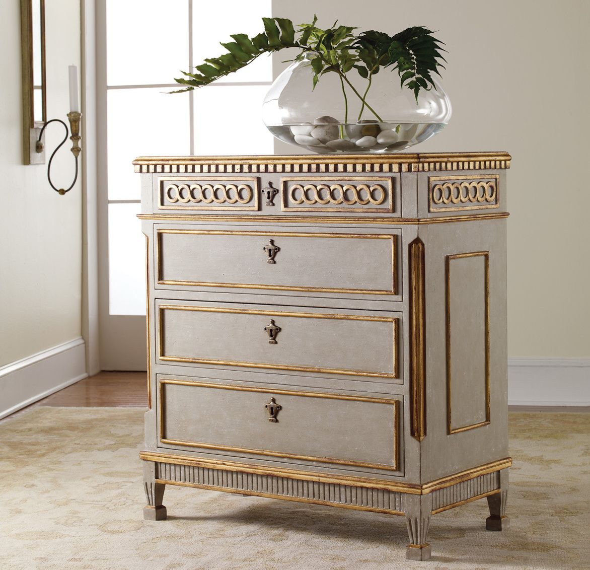 Painted Regency Chest