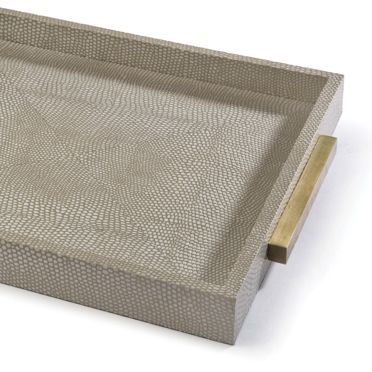 Square Shagreen Boutique Tray