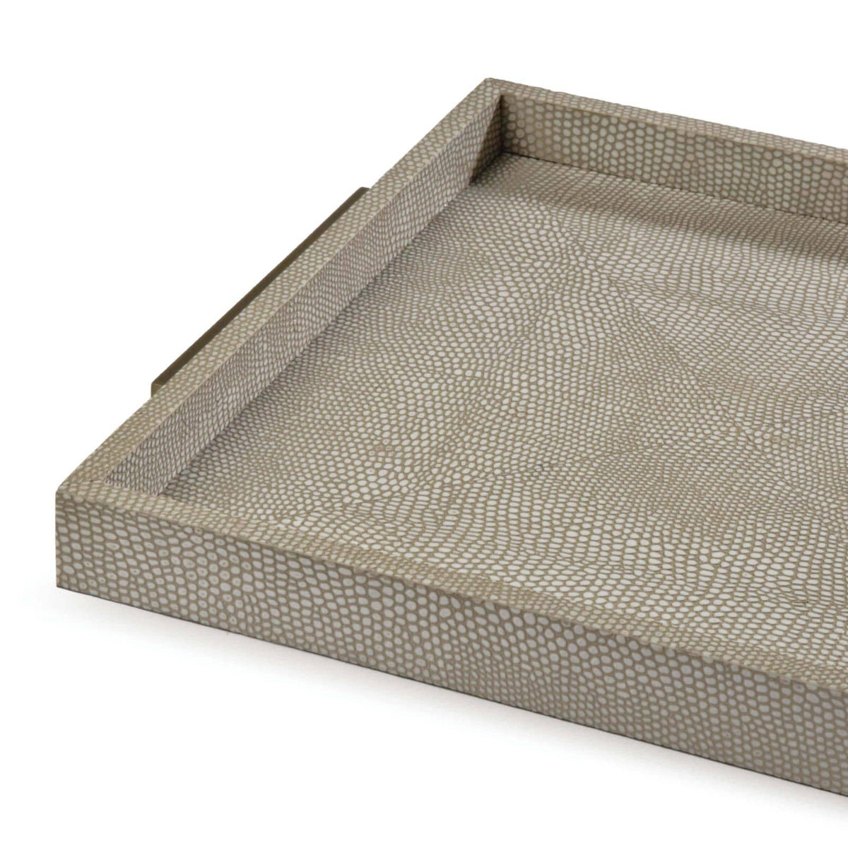 Square Shagreen Boutique Tray