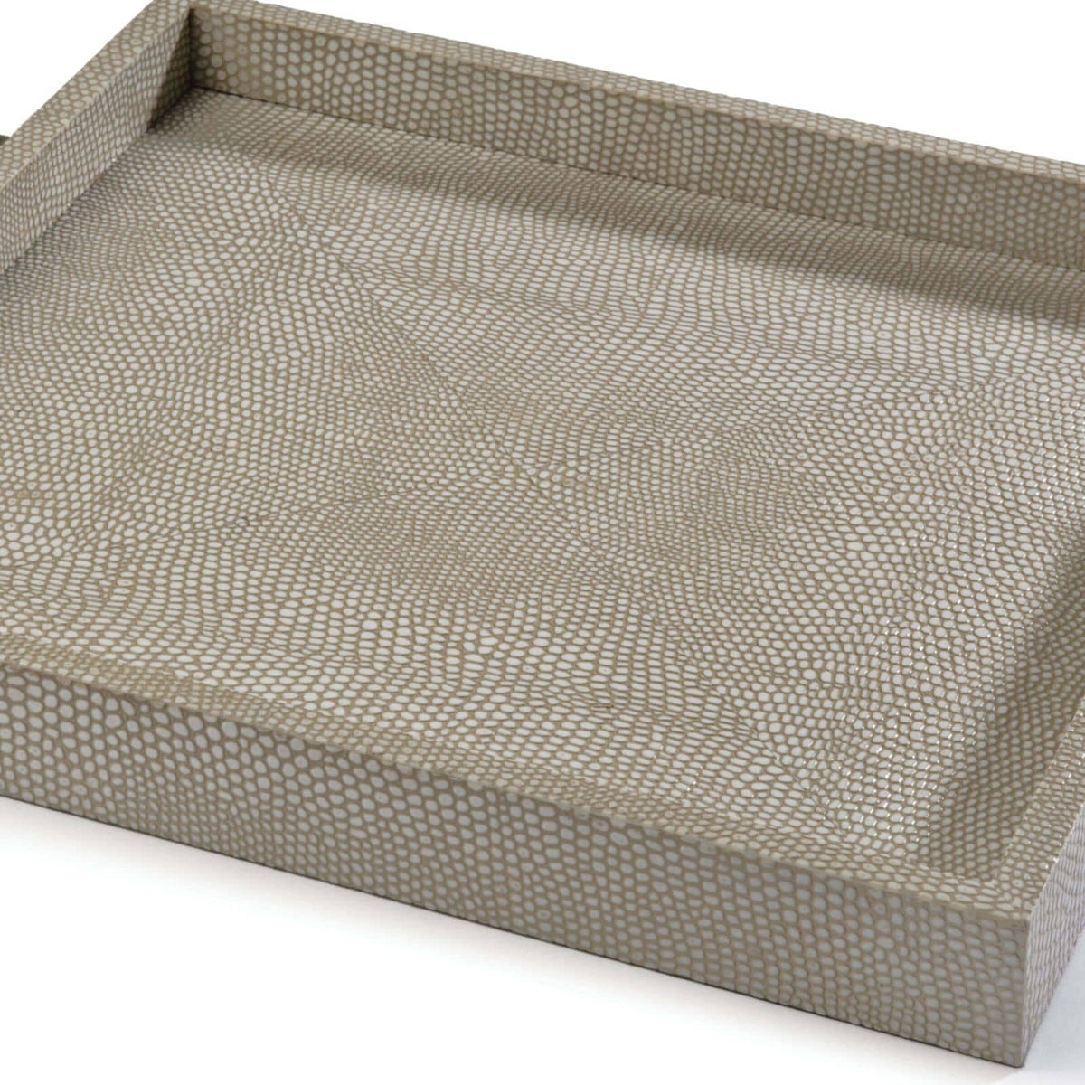 Square Shagreen Boutique Tray