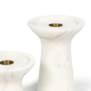 Klein Marble Candle Holder