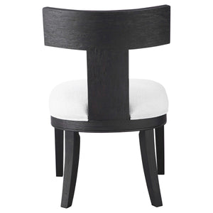 Idris Armless Chair, Charcoal