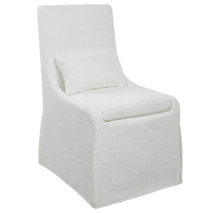 Coley Armless Chair, White
