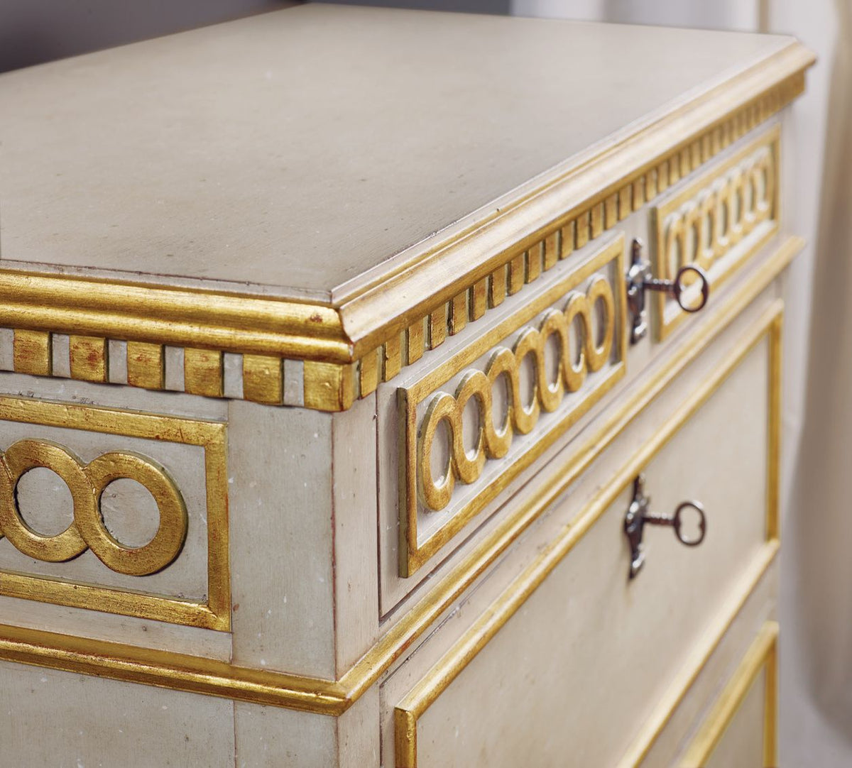 Painted Regency Chest