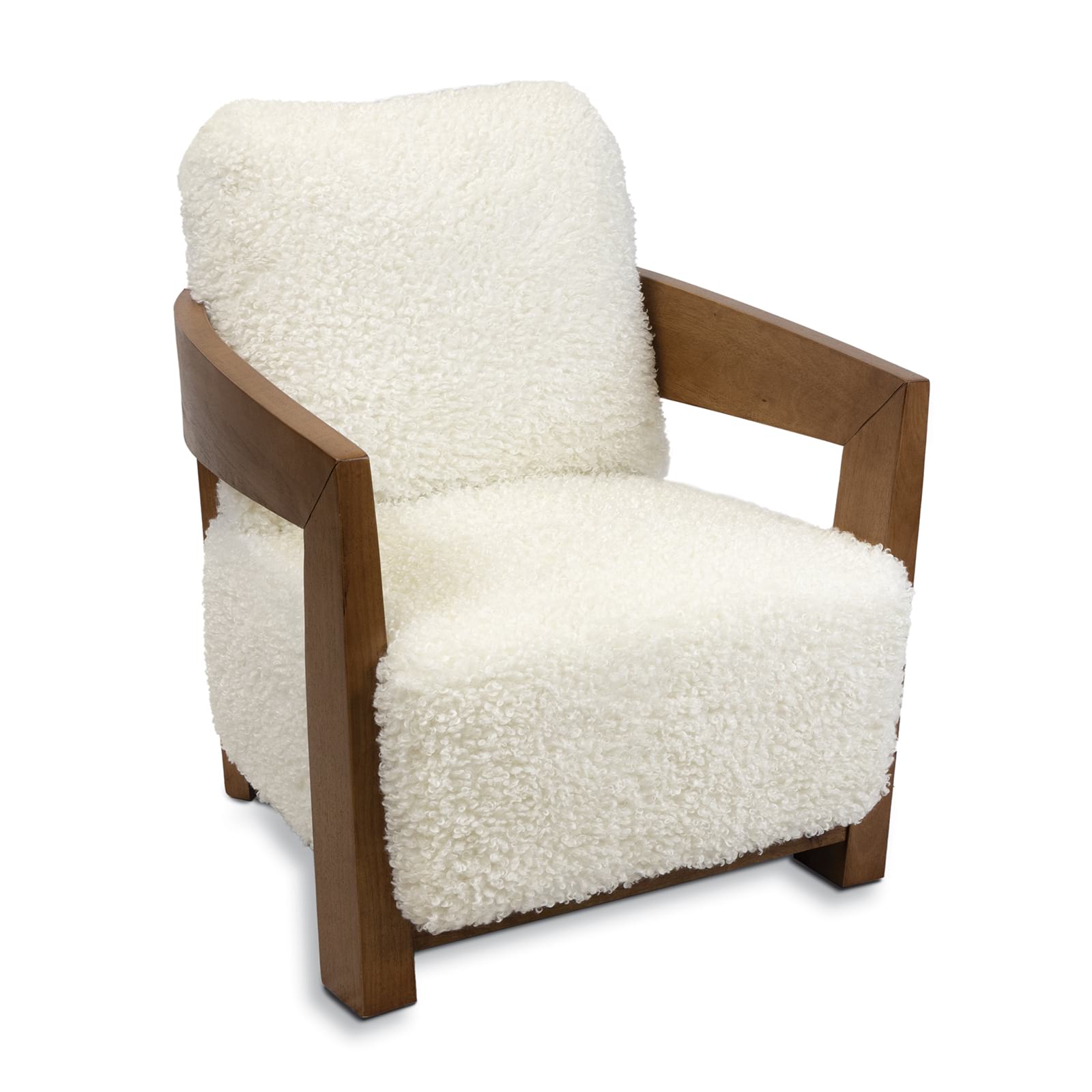 Sherpa Shearling Wool Chair