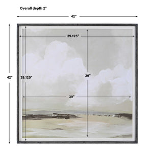 Soft Clouds Framed Print