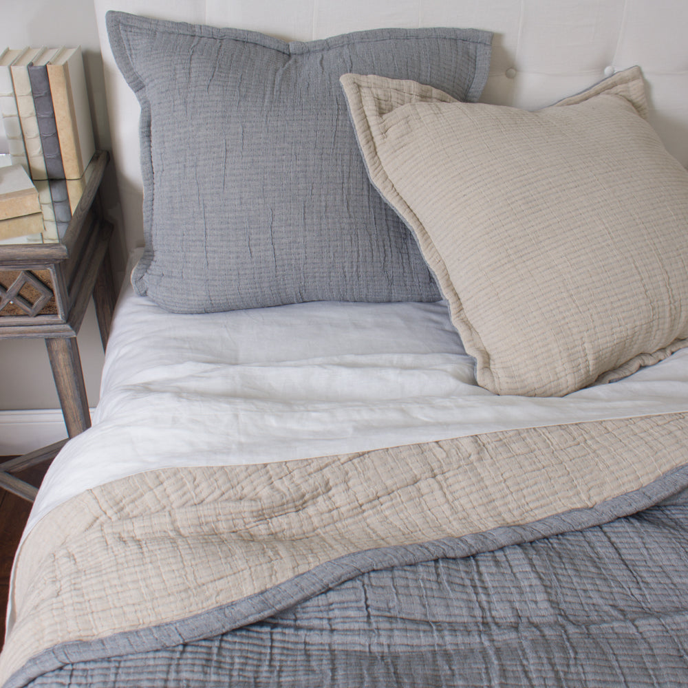 Dorian Coverlet- Indigo