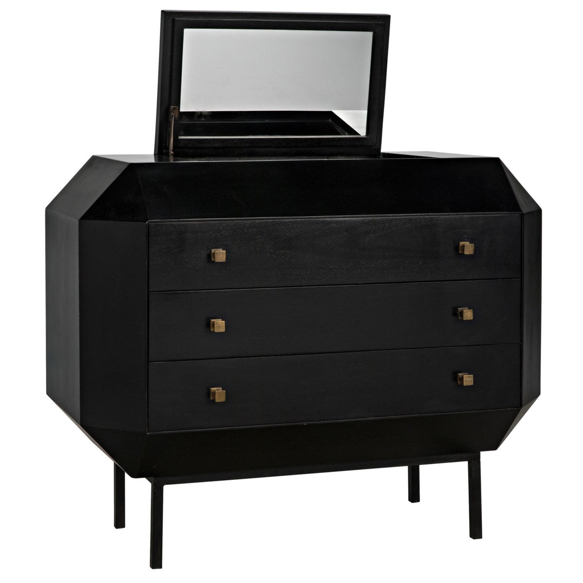 Rhiana Dresser - Hand Rubbed Black