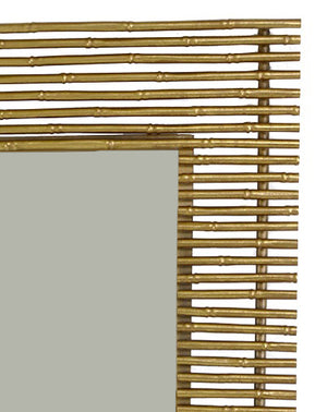 Gold Bamboo Wall Mirror