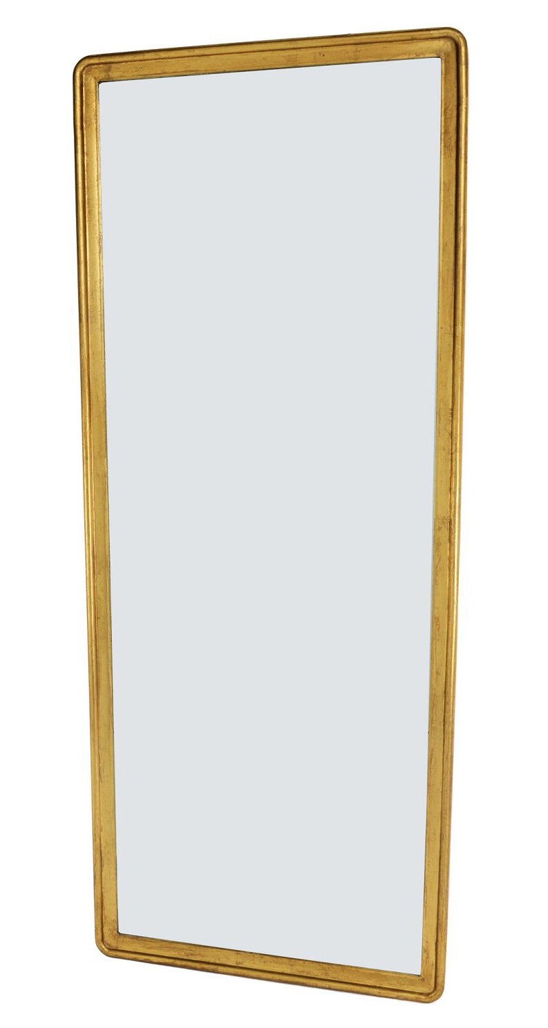 Rounded Gold Full Length Mirror